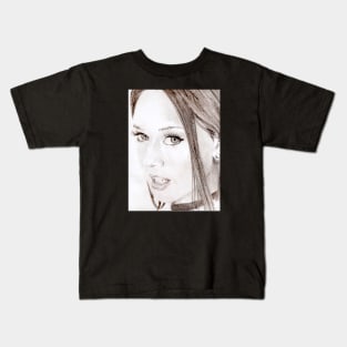 Brunette 2 Kids T-Shirt